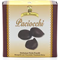 Higos secos Paciocchi con almendras cubiertas con chocolate negro extra puro (250gr)